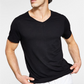 Inc International Concepts Men's Solid V-Neck T-Shirt Black Size S