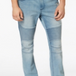 American Rag Men's Slim-Fit Stretch Destroyed Moto Jeans Blue Size 31x32