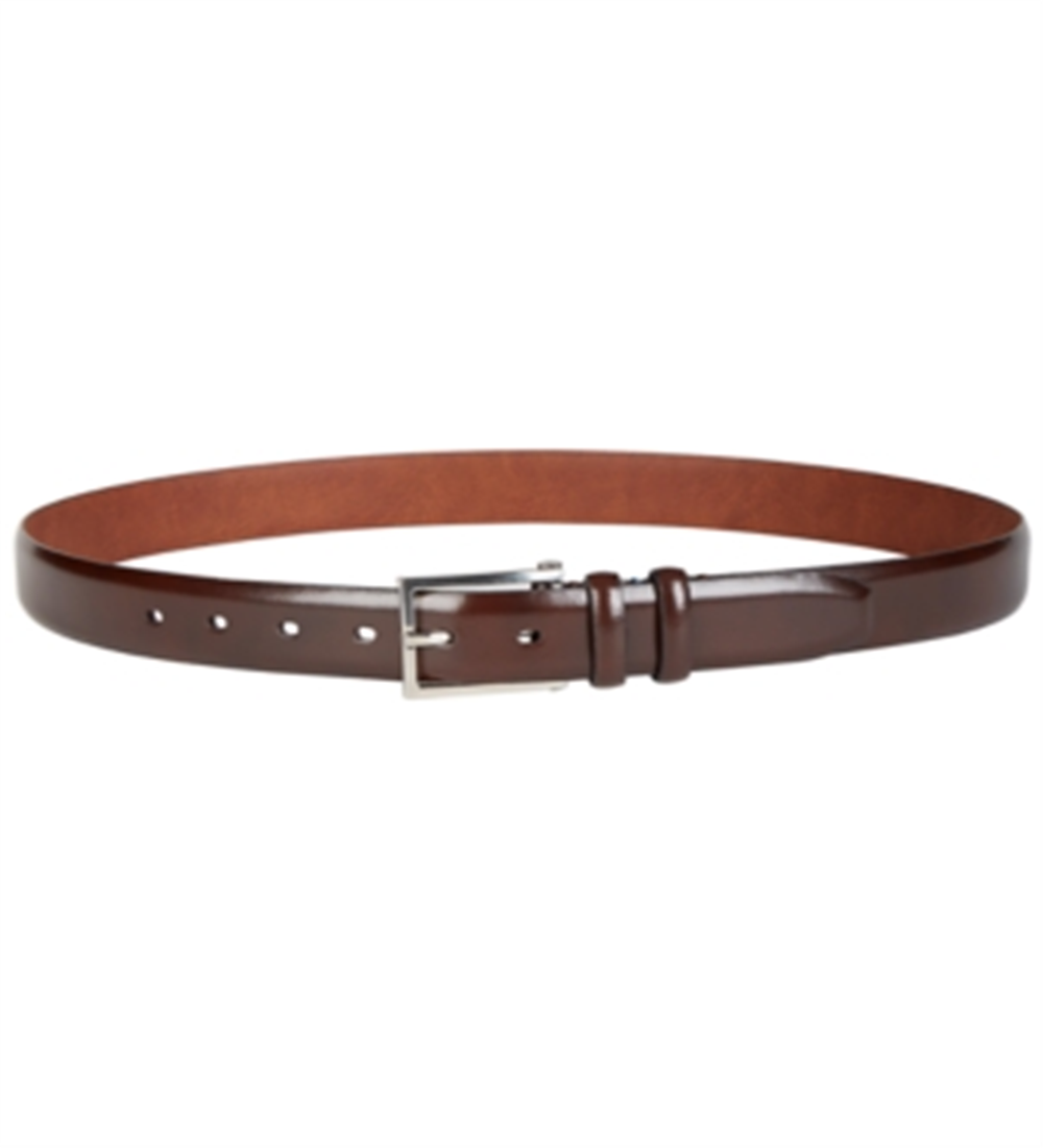 Ryan Seacrest Distinction Men's Double-Loop Belt Brown Size M