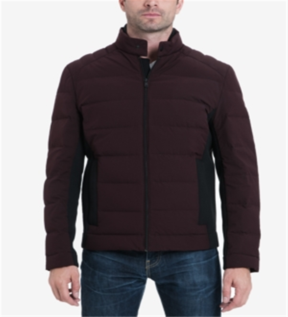 Michael Kors Men's Essex Down Jacket Red Size XXL