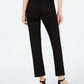 JM Collection Women's Snap Hem Slim Leg Pants Black Size Medium