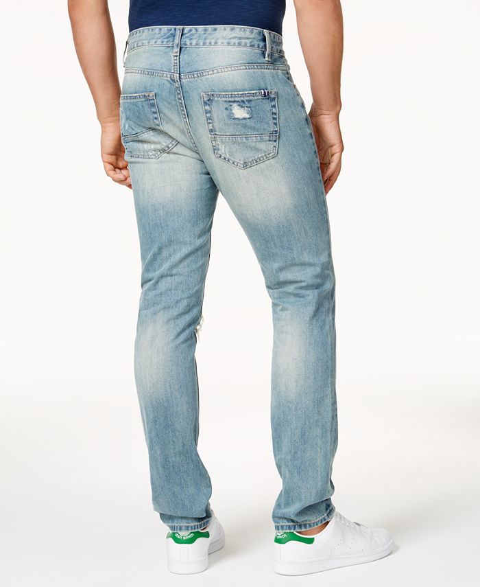 American Rag Men's Vintage Wash Distressed Jeans Blue Size 32x30