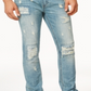 American Rag Men's Vintage Wash Distressed Jeans Blue Size 32x30