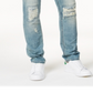 American Rag Men's Vintage Wash Distressed Jeans Blue Size 32x30