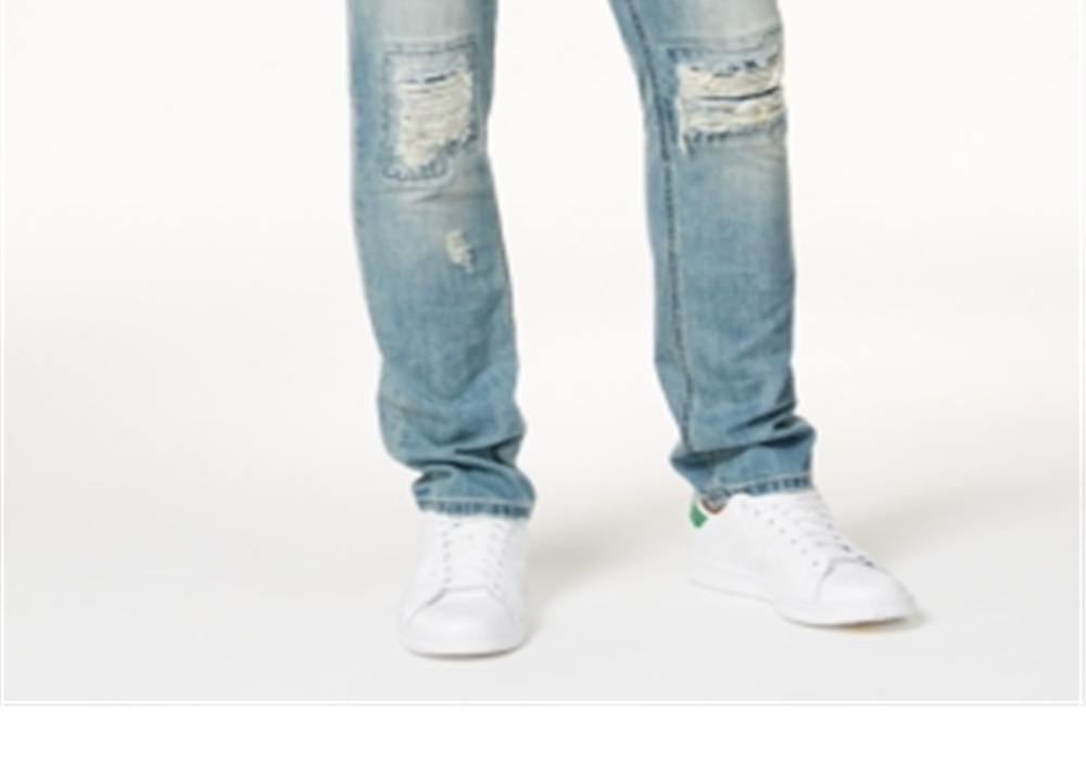 American Rag Men's Vintage Wash Distressed Jeans Blue Size 32x30