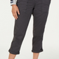 Alfani Mixed-Stitch Open-Front Cardigan Gray Size 16