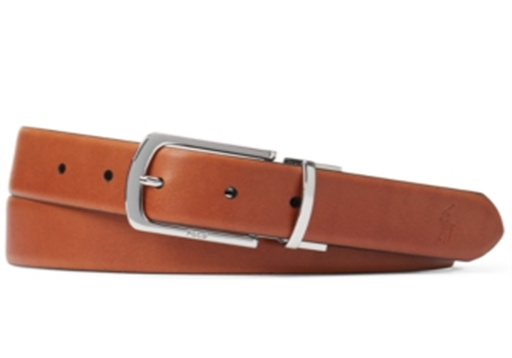 Polo Ralph Lauren Men's Reversible Leather Belt Brown Size 38 Reg