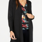 Thalia Sodi Women's Lurex Duster Cardigan Black Size XX-Large