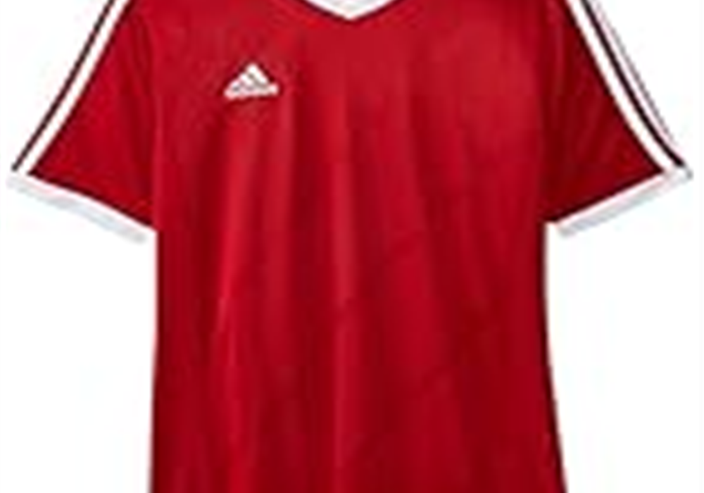 adidas Performance Boys Youth Tabela 14 Short Sleeve Jersey Red Size S