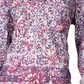 Style & Co Women's Roll Tab Sleeve Split Neck Top Purple Size X-Large