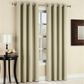 Sun Zero Maximus Woven Vertical Stripe Blackout 54 x 63 Curtain Panel Bedding