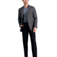 Haggar Men's Premium Straight Stretch Wrinkle-Free Dress Pants Black Size 36X34