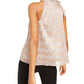 INC International Concepts Tie-Neck Shine Halter Top Pink Size 2XL