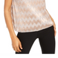 INC International Concepts Tie-Neck Shine Halter Top Pink Size 2XL