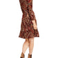 Tommy Hilfiger Women's Paisley Print Shirtdress Red Size 6