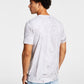 GUESS Men's Crewneck Short-Sleeve Skull Graphic T-Shirt White Size X-Large