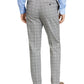 Tommy Hilfiger Women's Plaid Th Flex Stretch Modern Fit Dress Pants Gray Size 32X32