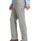 Tommy Hilfiger Women's Plaid Th Flex Stretch Modern Fit Dress Pants Gray Size 32X32