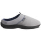 Isotoner Men's Jared Hoodback Memory Foam Slippers Gray Size 2XL