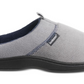 Isotoner Men's Jared Hoodback Memory Foam Slippers Gray Size 2XL