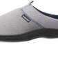 Isotoner Men's Jared Hoodback Memory Foam Slippers Gray Size 2XL