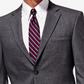 JM Haggar Men's Classic/Regular Fit Stretch Sharkskin Suit Jacket Gray Size 42L