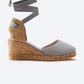 Sagaro Canvas Espadrille Wedges