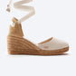 Sagaro Canvas Espadrille Wedges