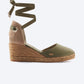 Sagaro Canvas Espadrille Wedges