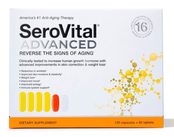 SeroVital Advanced Anti-Aging Dietary Supplement 60 TABLETS/120 CAPSULES