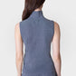 Sleeveless Turtleneck Shirt