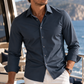 'Single Shot' Long Sleeve Shirt - Blue Night