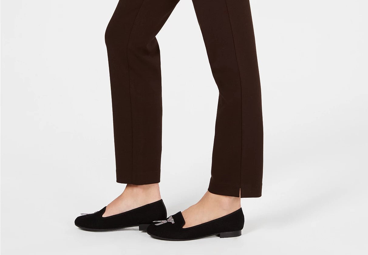 Charter Club Women's Pull On Ponte Knit Pants Blue Size 6 Petite