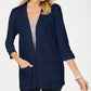 Karen Scott Women's Cotton Cozy Cardigan Navy Size X-Small