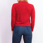 Karen Scott Women's Mock-Neck Sweater Mediun Red Size Petite Small