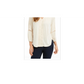 Style & Co Women's Lace Back Crochet Top White Size Small