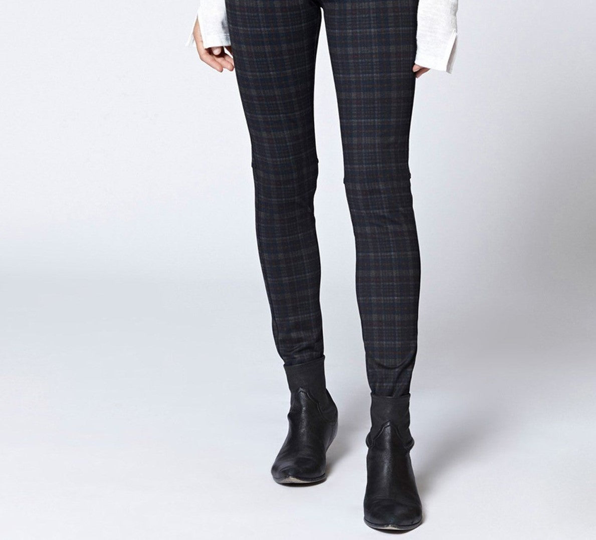 Sanctuary Women's Grease Plaid Leggings Black Size Extra Small