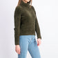 Hippie Rose Juniors' Chenille Turtleneck Sweater Dark Green Size X-Small