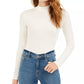 Self Esteem Juniors' Mock-Neck Bodysuit White Size Medium