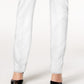 Alfani Women's Ivory Zippered Straight Leg Pants White Size 6