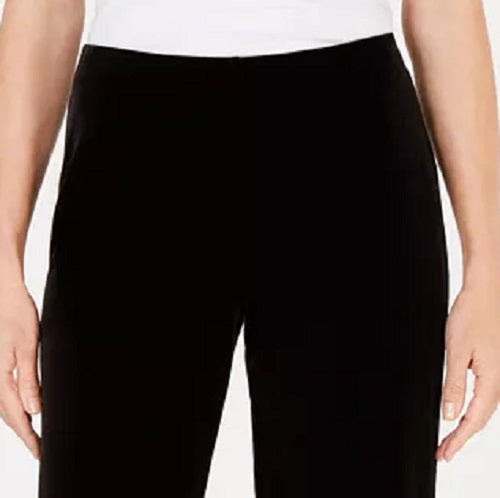 Alfani Women's Velvet Wide-Leg Pants Black Size X-Small