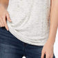 Maison Jules Women's Scoop-Neck T-Shirt White Size X-Large
