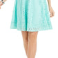 Charter Club Women's Lace Fit & Flare Dress Blue Size X-Small