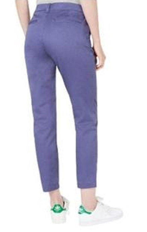Maison Jules Women's Slim Ankle Pants Navy Size 0