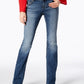 INC International Concepts Women's Essentials 5-Pocket Bootcut Jeans Blue Size 4