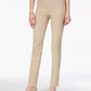 Charter Club Women's Chelsea Tummy Control Skinny-Leg Ankle Pants Beige Size 14