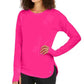 Ideology Women's Heathered Activewear T Shirt Pink Size Large