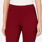 Charter Club Women's Petite Pull-On Ponte-Knit Pants Red Size 14 P