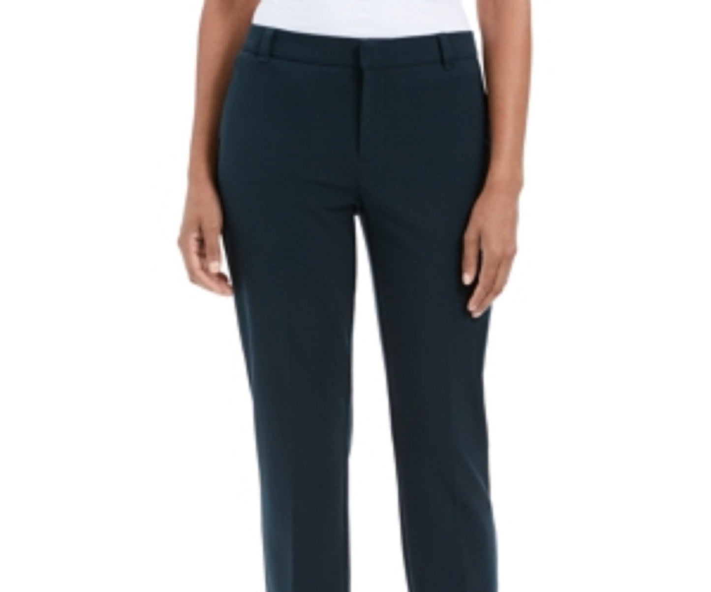 Charter Club Women's Slim-Fit Ankle Pants Dark Green Size 4