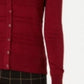 Charter Club Women's Textured Cardigan Wine Size Large